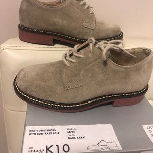 Jcrew kids suede bucks